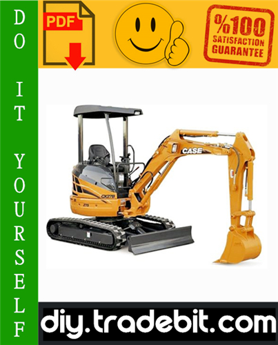 Thumbnail Case CX20B, CX22B, CX27B Hydraulic Excavator Service Repair Manual Download