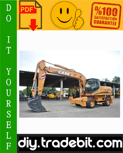 Thumbnail Case WX210, WX240 Wheeled Excavator Service Repair Manual Download
