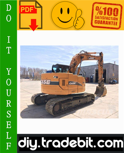 Thumbnail Case CX135SR Crawler Excavator Service Repair Manual Download