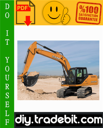 Thumbnail Case CX160B, CX180B Crawler Excavator Service Repair Manual Download