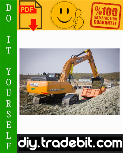 Thumbnail Case CX290B Crawler Excavator Service Repair Manual Download