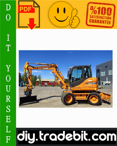 Thumbnail Case WX95, WX125 Wheeled Excavator Service Repair Manual Download