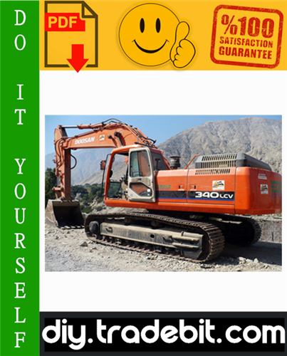 Thumbnail Daewoo Doosan Solar 340LC-V Crawler Excavator Service Repair Manual + Operation & Maintenance Manual Download Thumbnail Daewoo Doosan Solar 340LC-V Crawler Excavator Service Repair Manual + Operation & Maintenance Manual Download