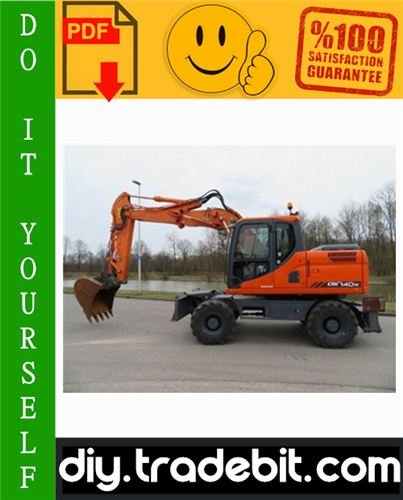 Thumbnail Doosan DX140W / DX160W Wheel Excavator Service Repair Manual Download Thumbnail Doosan DX140W / DX160W Wheel Excavator Service Repair Manual Download