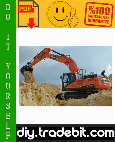 Thumbnail Daewoo Doosan DX300LC Excavator Service Repair Manual Download