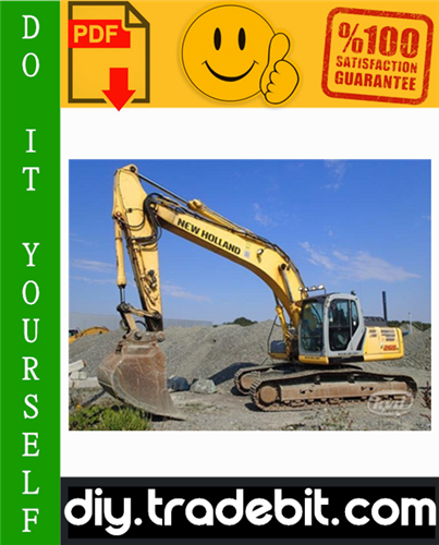 Thumbnail New Holland Kobelco E265B, E305B Crawler Excavator Service Repair Manual Download