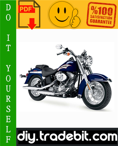 Thumbnail Harley Davidson Softail FLST, FXST Series Motorcycle Service Repair Manual 2000-2005 Download