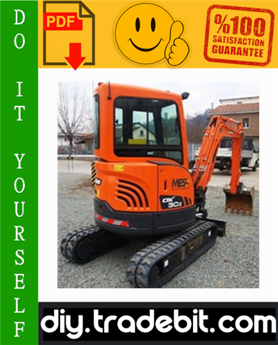 Thumbnail Doosan DX30Z Track Excavator Service Repair Manual Download Thumbnail Doosan DX30Z Track Excavator Service Repair Manual Download