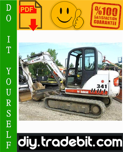 Thumbnail Bobcat X337, X341 Excavator Service Repair Manual Download