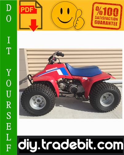 Thumbnail Honda TRX70 Fourtrax ATV Service Repair Manual 1986-1987 Download