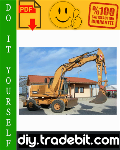 Product picture Case WX145, WX165, WX185 Hydraulic Excavator Service Repair Manual Download