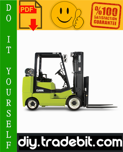 Product picture Clark CGC 40, CGC 70, CGP 40, CGP 70 Forklift Service Repair Manual Download