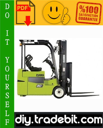 Product picture Clark TMX12, TMX13, TMX15S, TMX15, TMX17, TMX18, TMX20, TMX20x, TMX25，EPX16, EPX18 Forklift Trucks Service Repair Manual Download
