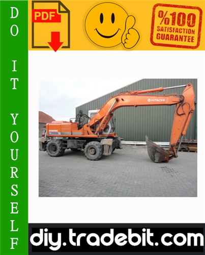 Product picture Hitachi EX160WD Hydraulic Excavator Service Repair Manual Download
