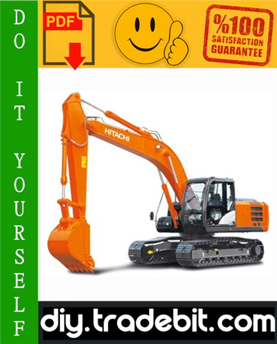 Product picture Hitachi Zaxis 200-3 Hydraulic Excavator Service Repair Manual Download