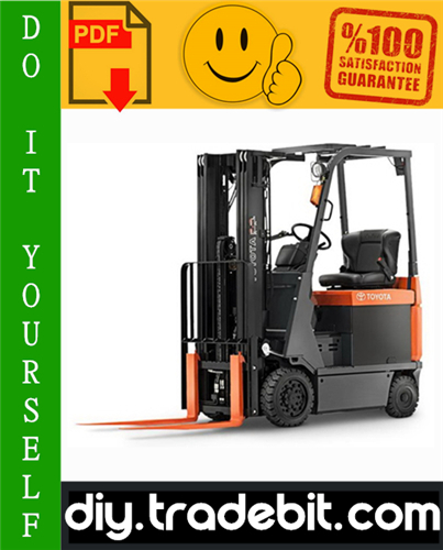 Product picture Toyota 7FBCU15-55 & 7FBCHU25 Electric Powered Forklift Service Repair Manual Download