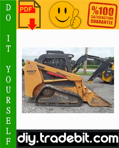 Product picture Case 430/440 Skid Steer & 440CT Compact Track Loader Service Repair Manual Download