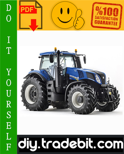 Product picture New Holland T8 Series Tractors Service Repair Manual Download