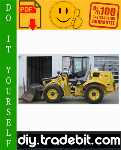 Product picture New Holland W110/W110TC Wheel Loader Service Repair Manual Download