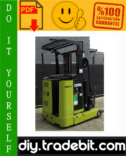 Product picture Clark CER10, CER13, CER14, CER15, CER18, CER20, CER25 Forklift Service Repair Manual Download