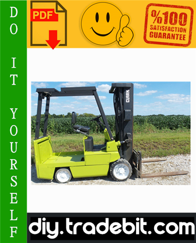 Product picture Clark EC500-60, EC500-70, EC500-80 Forklift Trucks Service Repair Manual Download