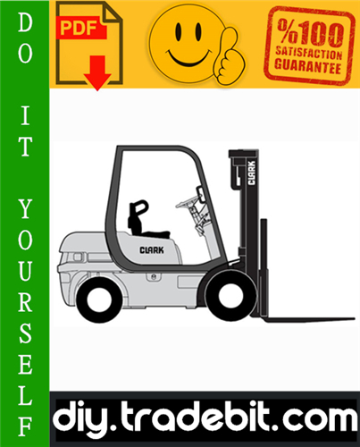 Product picture Clark CMP15L, CMP18L, CMP20SL, CMP15D, CMP18D, CMP20SD Forklift Trucks Service Repair Manual Download