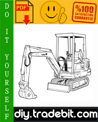 Product picture Bobcat 220 Excavator Service Repair Manual Download (S/N 15001 & Above)
