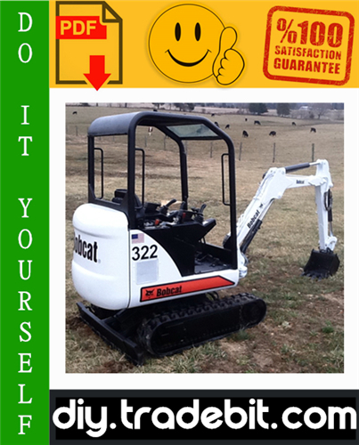 Product picture Bobcat 320, 322 Excavator Service Repair Manual Download (320 - S/N 223911001 & Above, 322 - S/N 224011001 & Above, G Series)