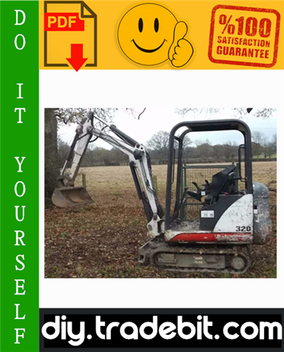 Product picture Bobcat X320 Excavator Service Repair Manual Download (S/N: 511720001 & Above)