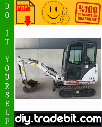 Product picture Bobcat 323 Excavator Service Repair Manual Download (S/N: 562411001 & Above)