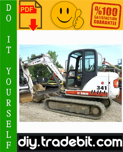 Product picture Bobcat 337, 341 Excavator Service Repair Manual Download (S/N: 233311001 & Above. S/N: 233211001 & Above, D Series)