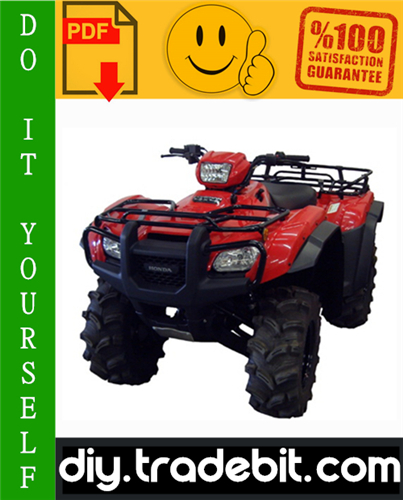 Product picture Honda TRX500FA, TRX500FGA, TRX500FPA Fourtrax Foreman Rubicon ATV Service Repair Manual 2005-2012 Download