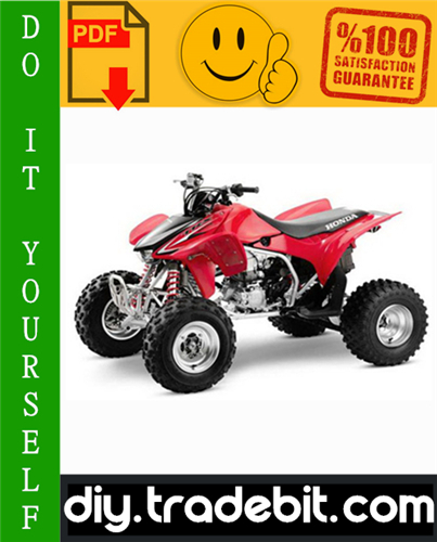 Product picture Honda TRX450R / TRX450ER ATV Service Repair Manual 2004-2006 Download