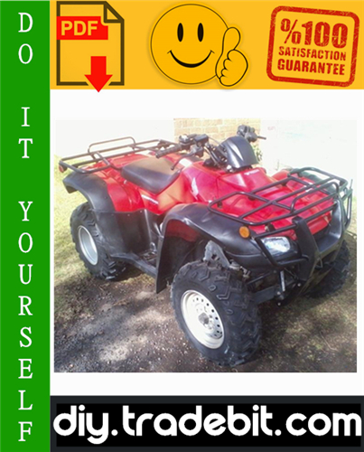 Product picture Honda TRX400FA / TRX400FGA Fourtrax Rancher ATV Service Repair Manual 2004-2007 Download