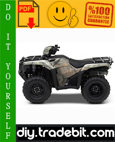 Product picture Honda TRX500FA / TRX500FGA Rubicon Foreman ATV Service Repair Manual 2005-2008 Download