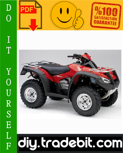 Product picture Honda TRX680FA / TRX680FGA ATV Service Repair Manual 2006-2011 Download