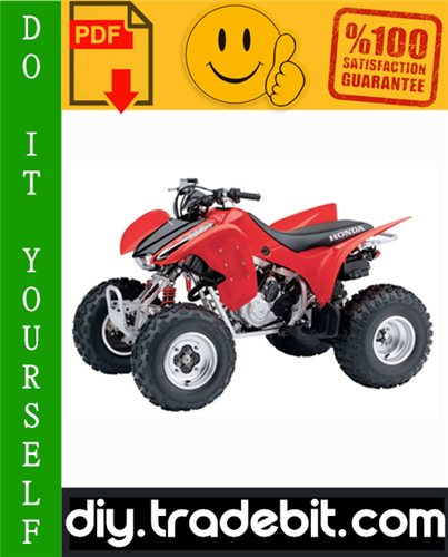 Product picture Honda TRX300EX / TRX300X ATV Service Repair Manual 2007-2009 Download