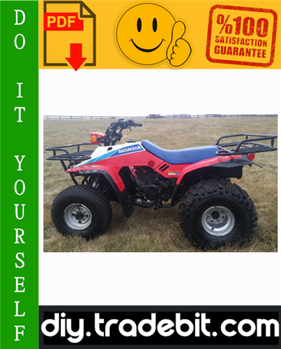Product picture Honda TRX200SX Fourtrax ATV Service Repair Manual 1986-1988 Download