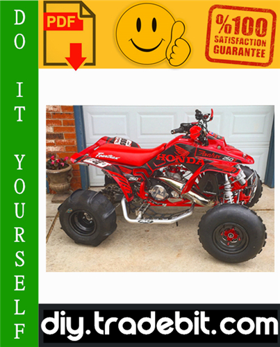 Product picture Honda TRX250R Fourtrax 250R ATV Service Repair Manual 1986-1989 Download